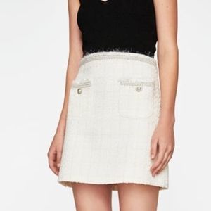 Zara tweed skirt